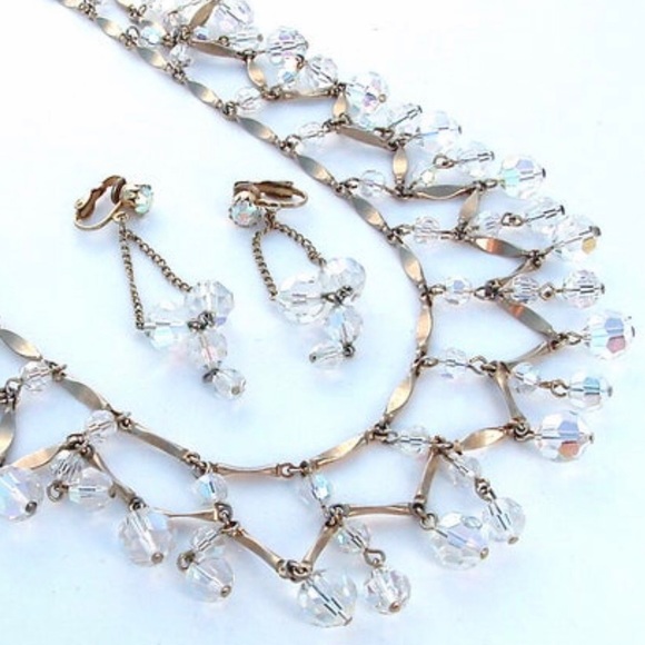 Statement Necklace Set Vintage Cleopatra - Picture 2 of 8